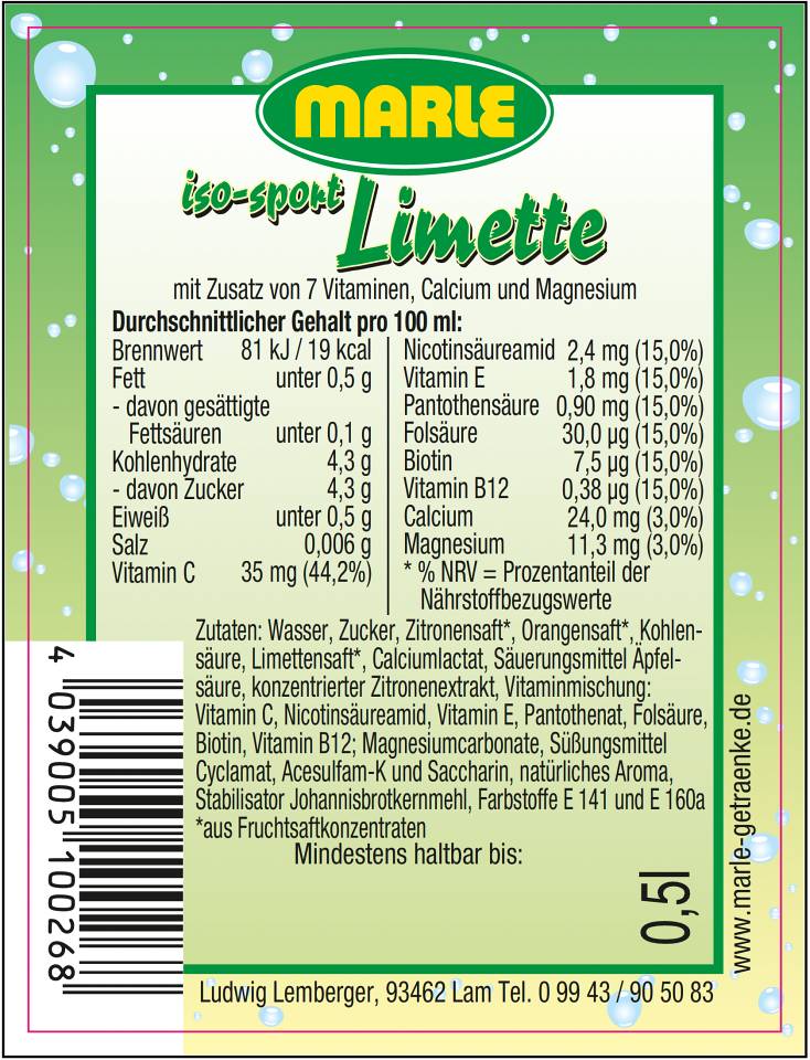 Marle Limette 10026