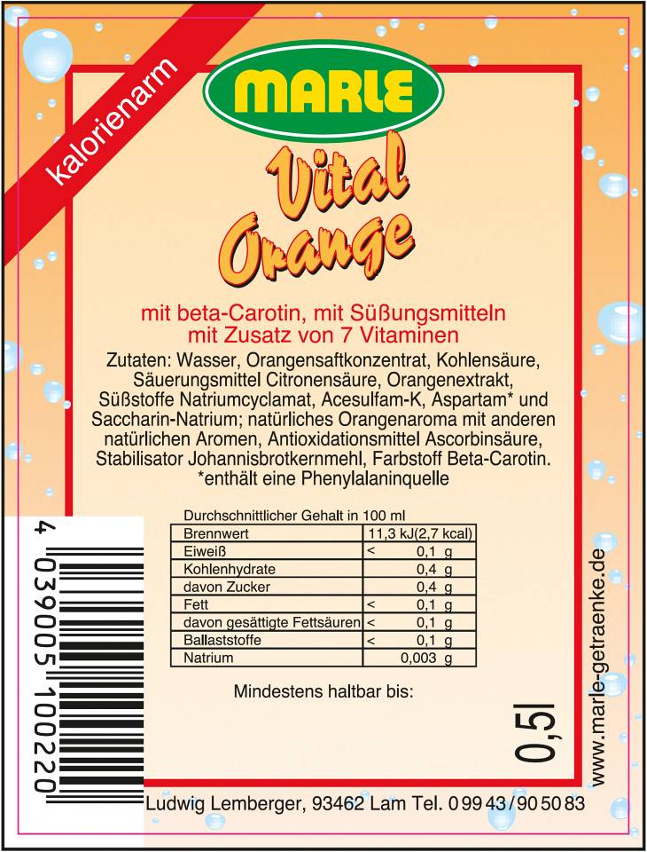Marle Vital Orange 10022